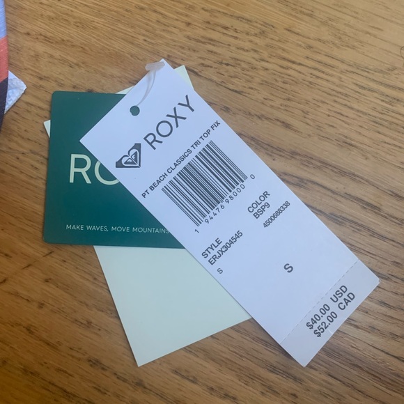 NWT Roxy Bikini Top - Picture 2 of 6